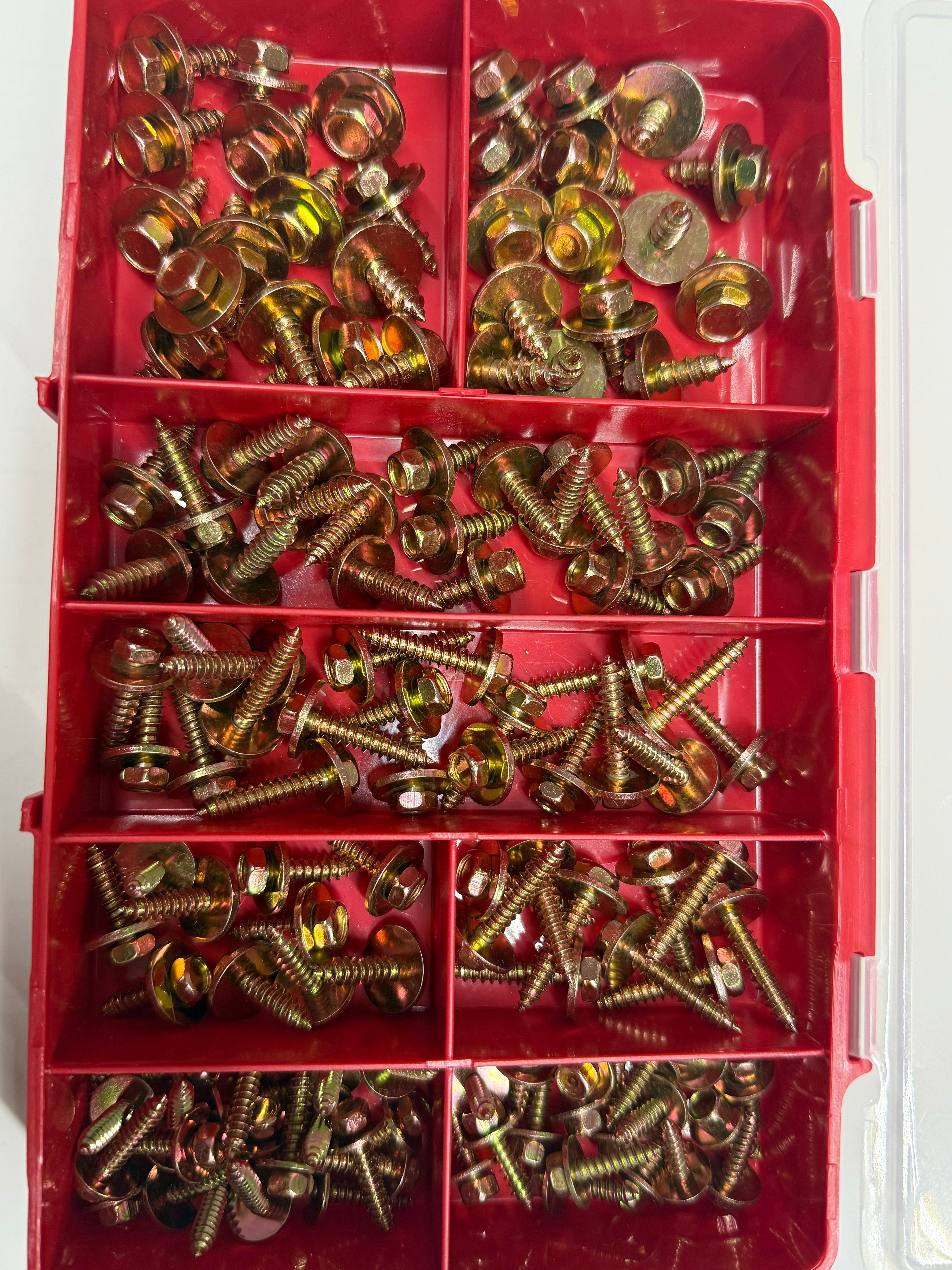 Hex Sems Fender Screws Zinc Yellow - Din 7976