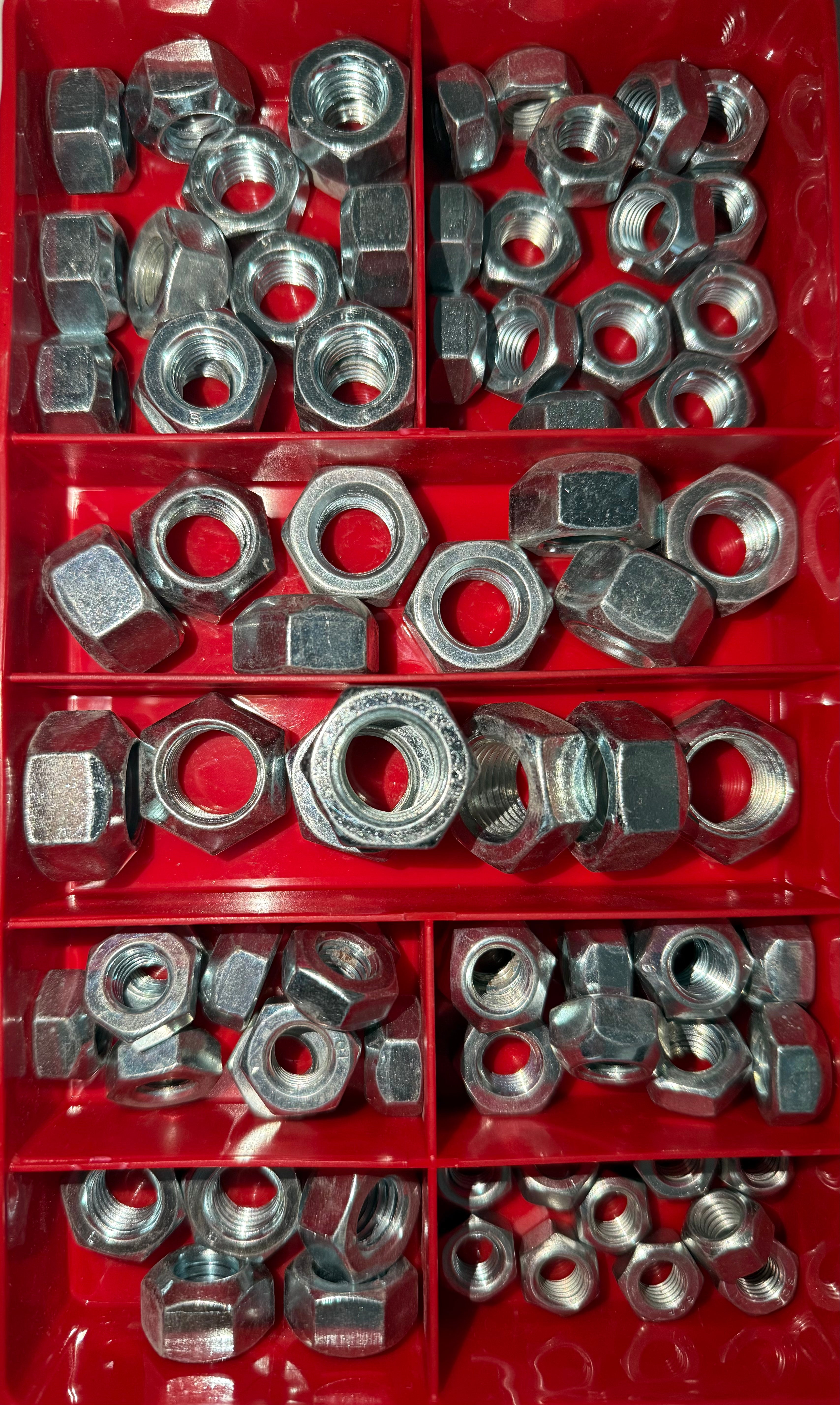 All Metal Self Locking Nuts Din 980 - V | 85 PCS
