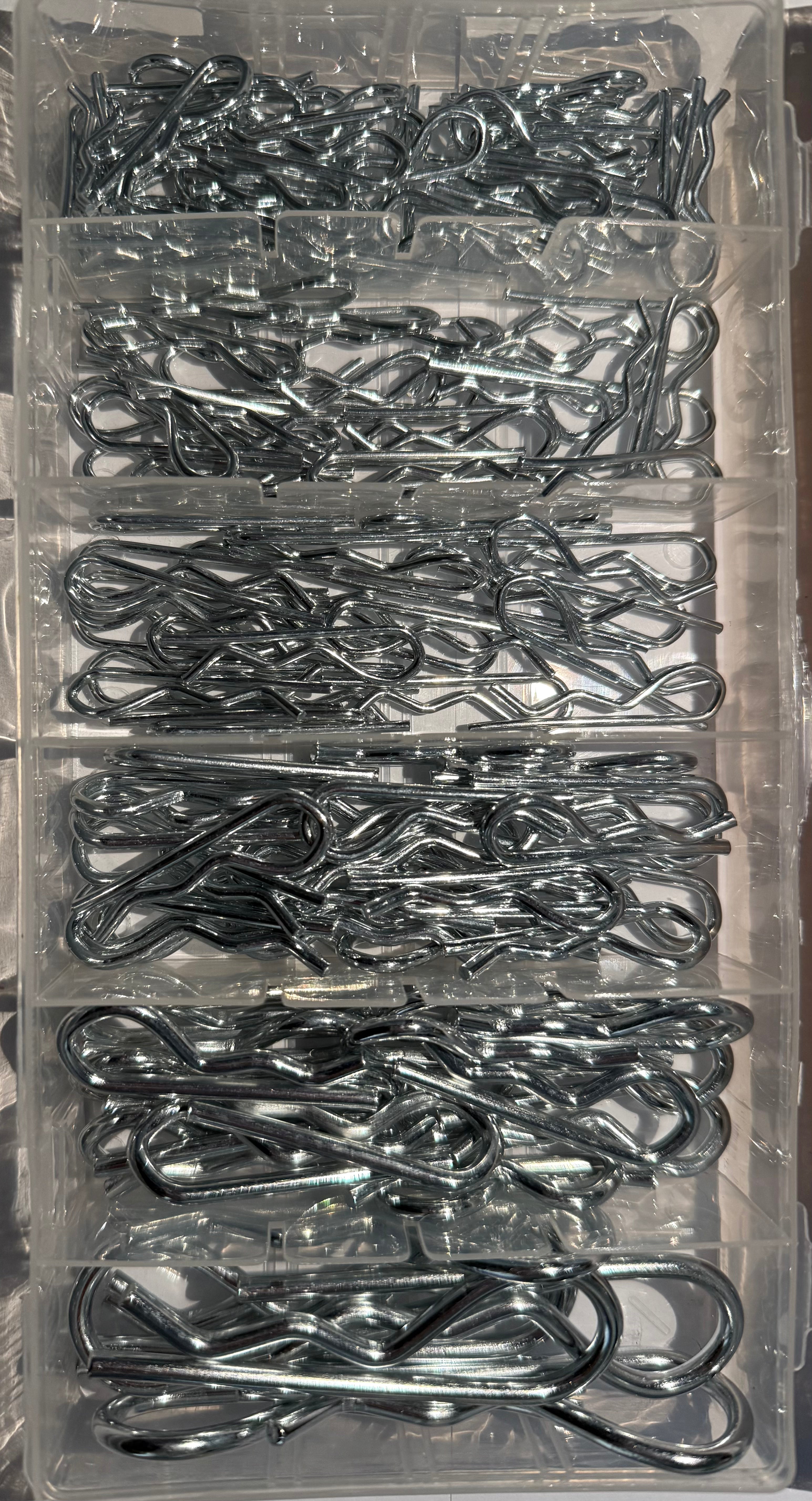 "R" Hitch Pins-Din - 150 Piece Kit