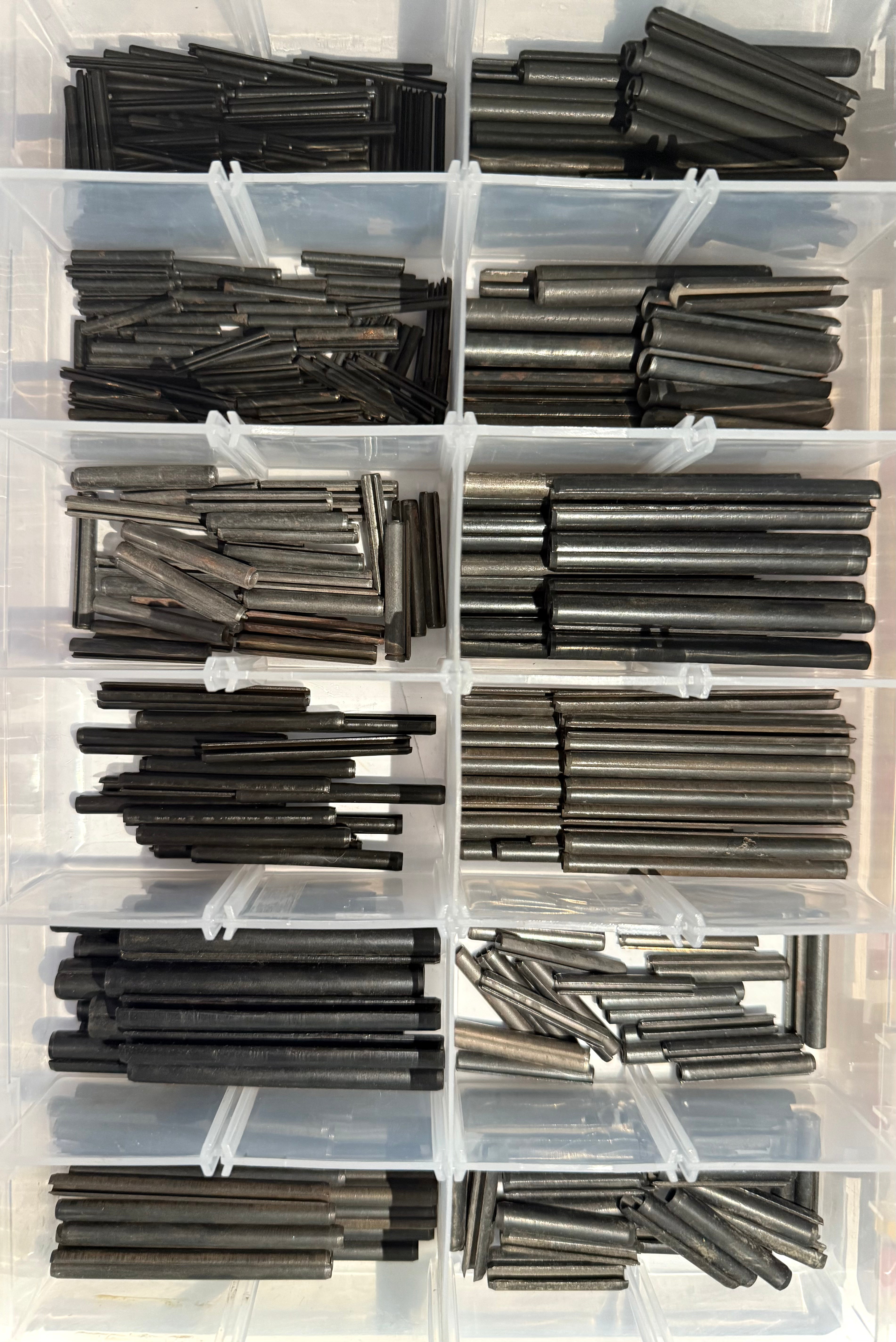 Sellock Pins - Din 1481 (Small Sizes) - Small Sizes Assorted Kit 595 PCS | Large Box