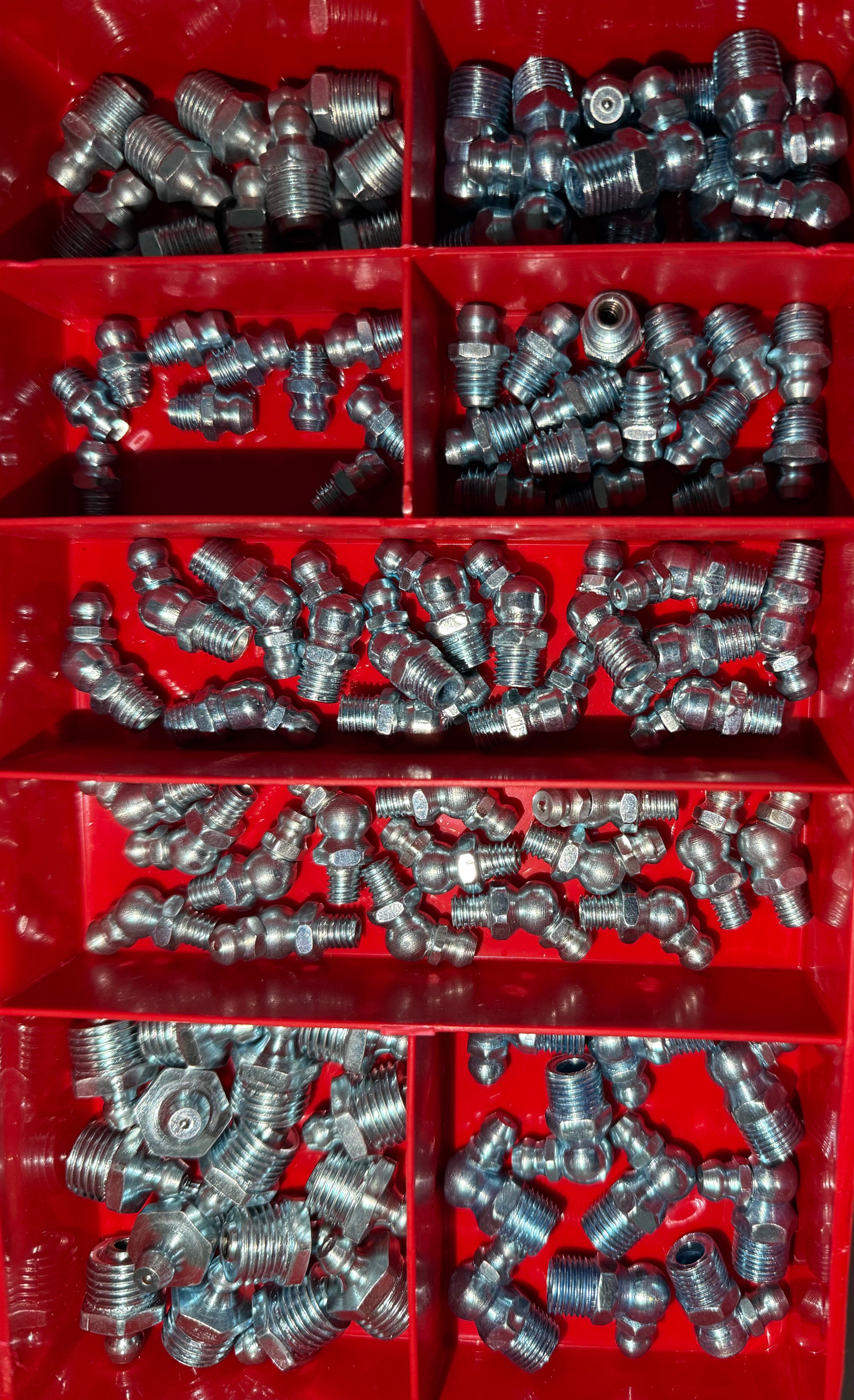 Grease Nipples Kit – Large Sizes (DIN 71412) | 100 Piece Assortment