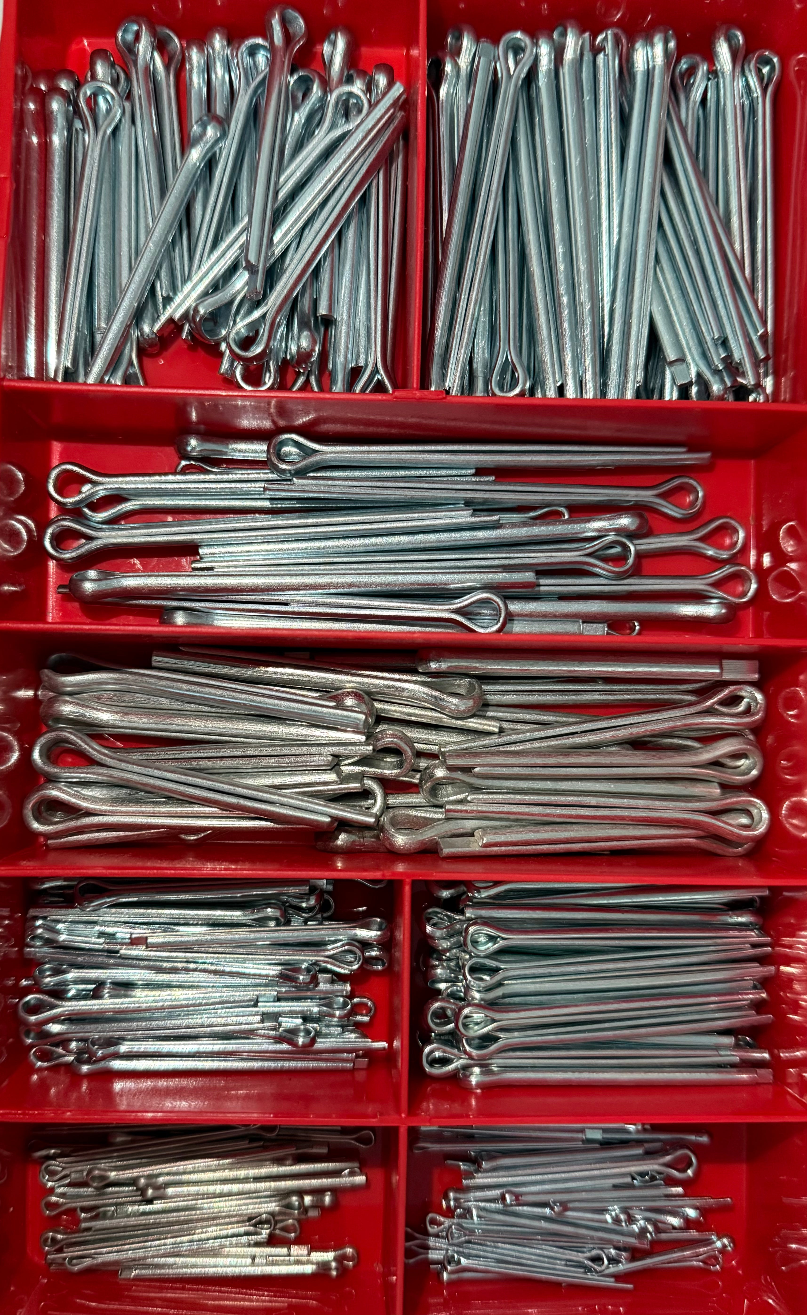 Split (Cotter) Pins – Small Assortment Kit (DIN 94) – 300 Pieces