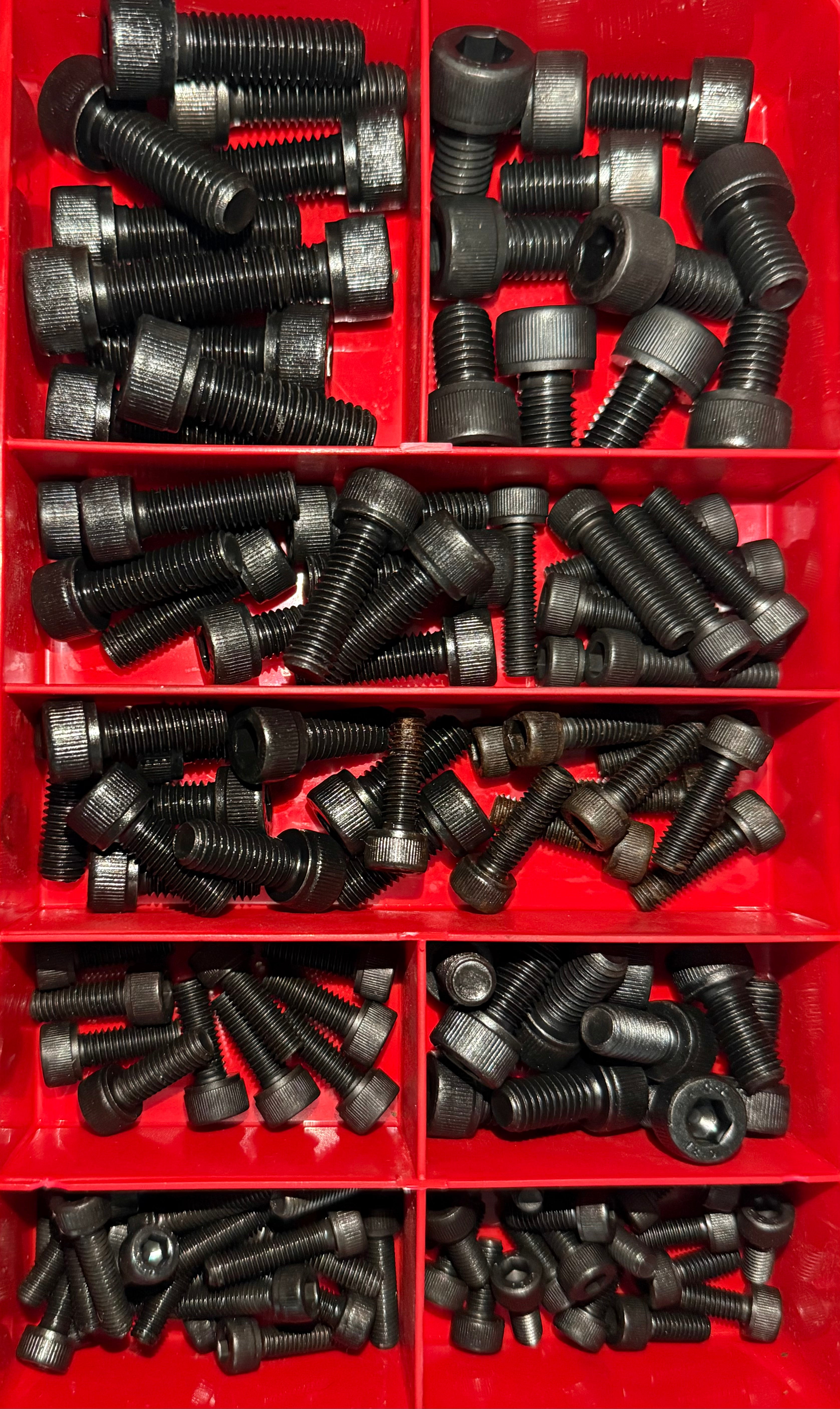 Socket Head Cap Screws – DIN 912 (Grade 12.9) | 120 Piece High-Tensile Kit