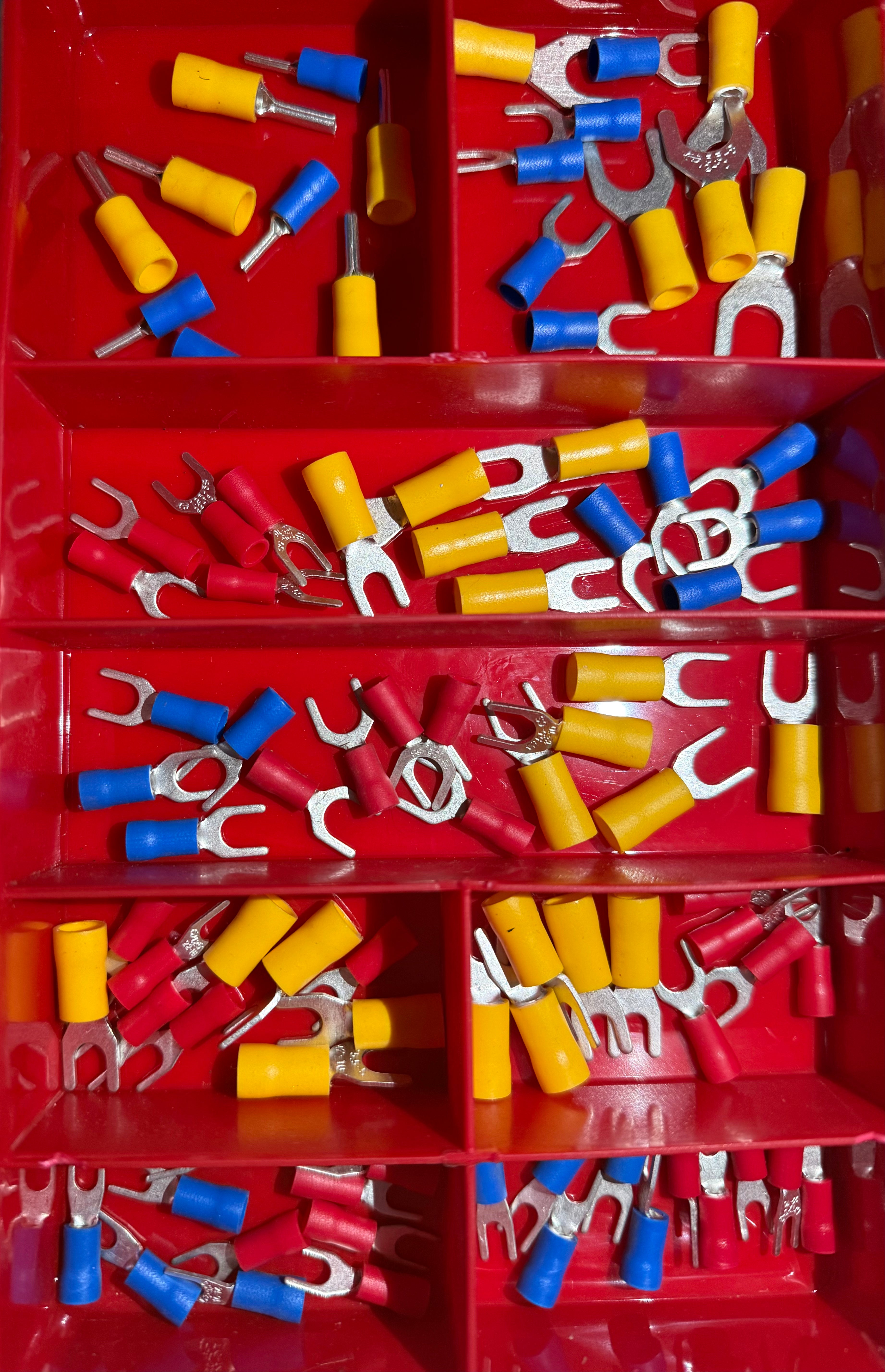Open End & Pin Electrical Terminals Assortment Kit – 100 Piece