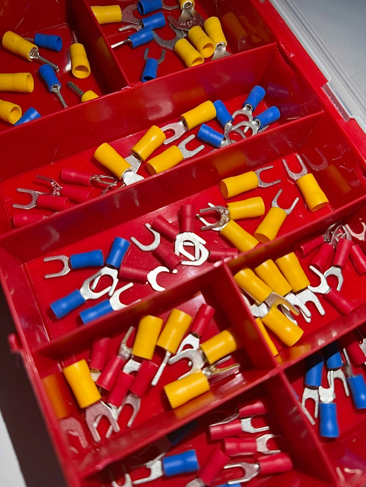 Open Electrical Terminals Open End & Pin Electrical Terminals Assortment Kit – 100 Piece – Shenka ...