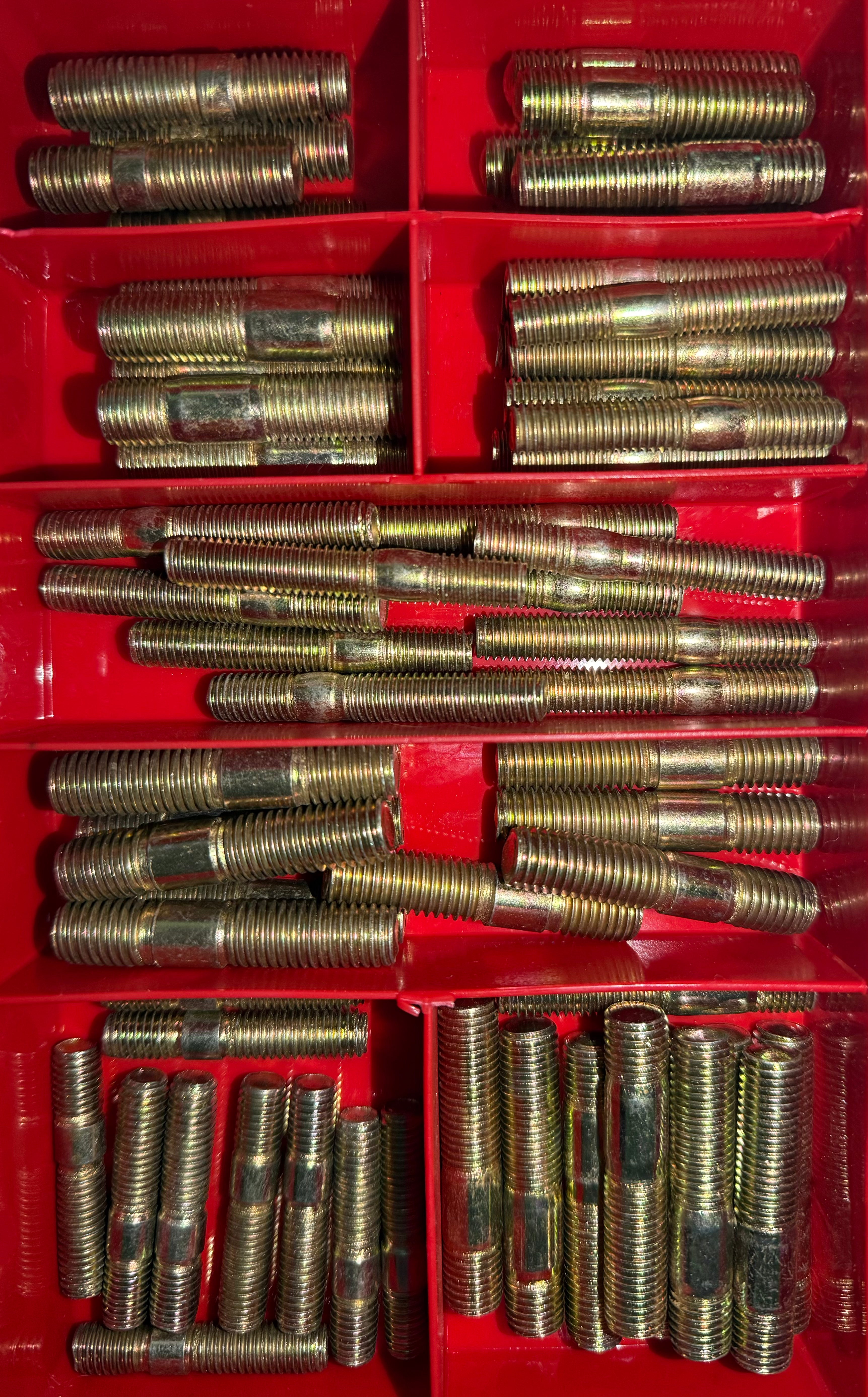 Exhaust Manifold Studs (Din 939 - Zinc Yellow) | 60 PCS