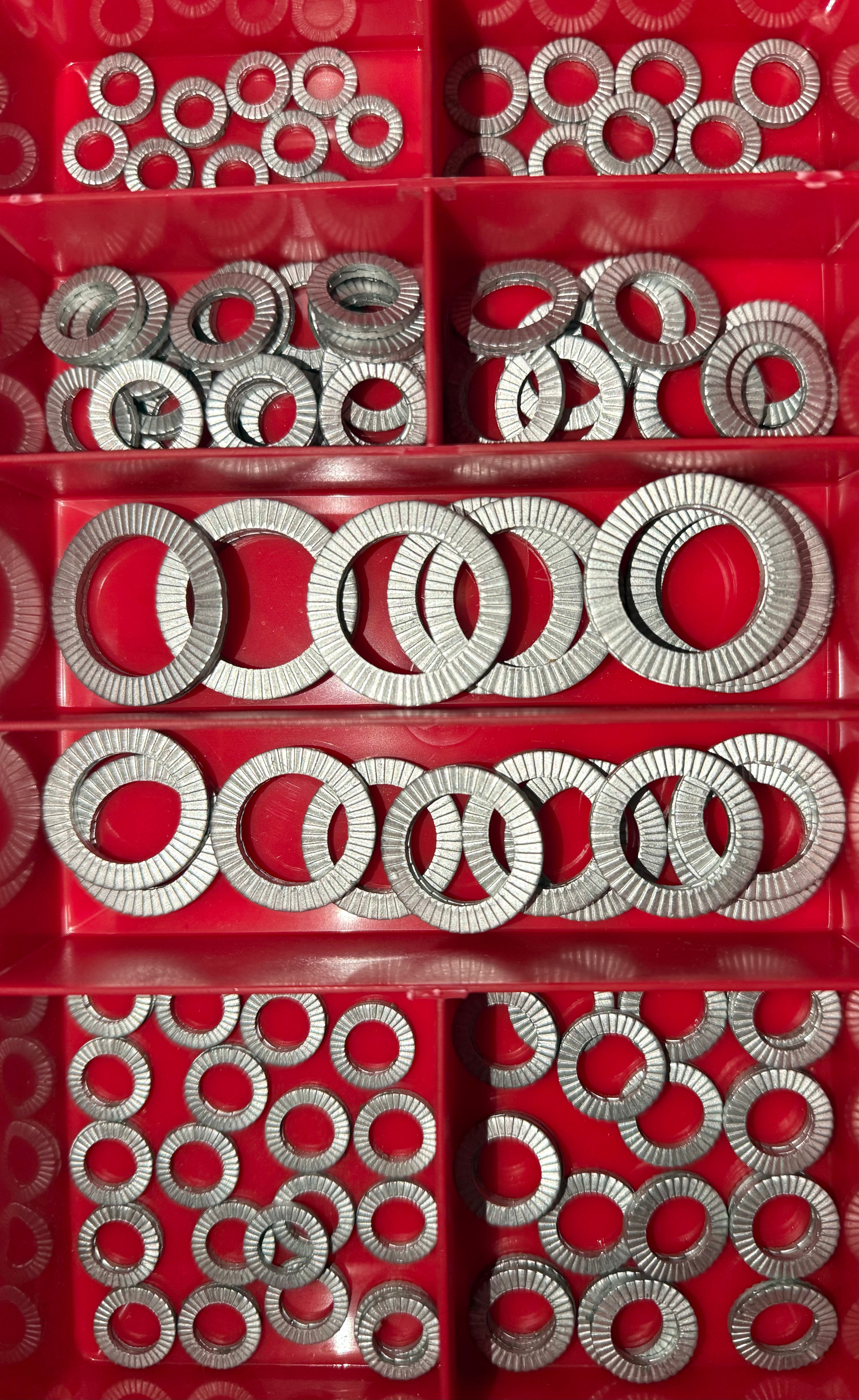 Nord - Lock Washer Assortment Kit - (Din 25201)-100 PCS