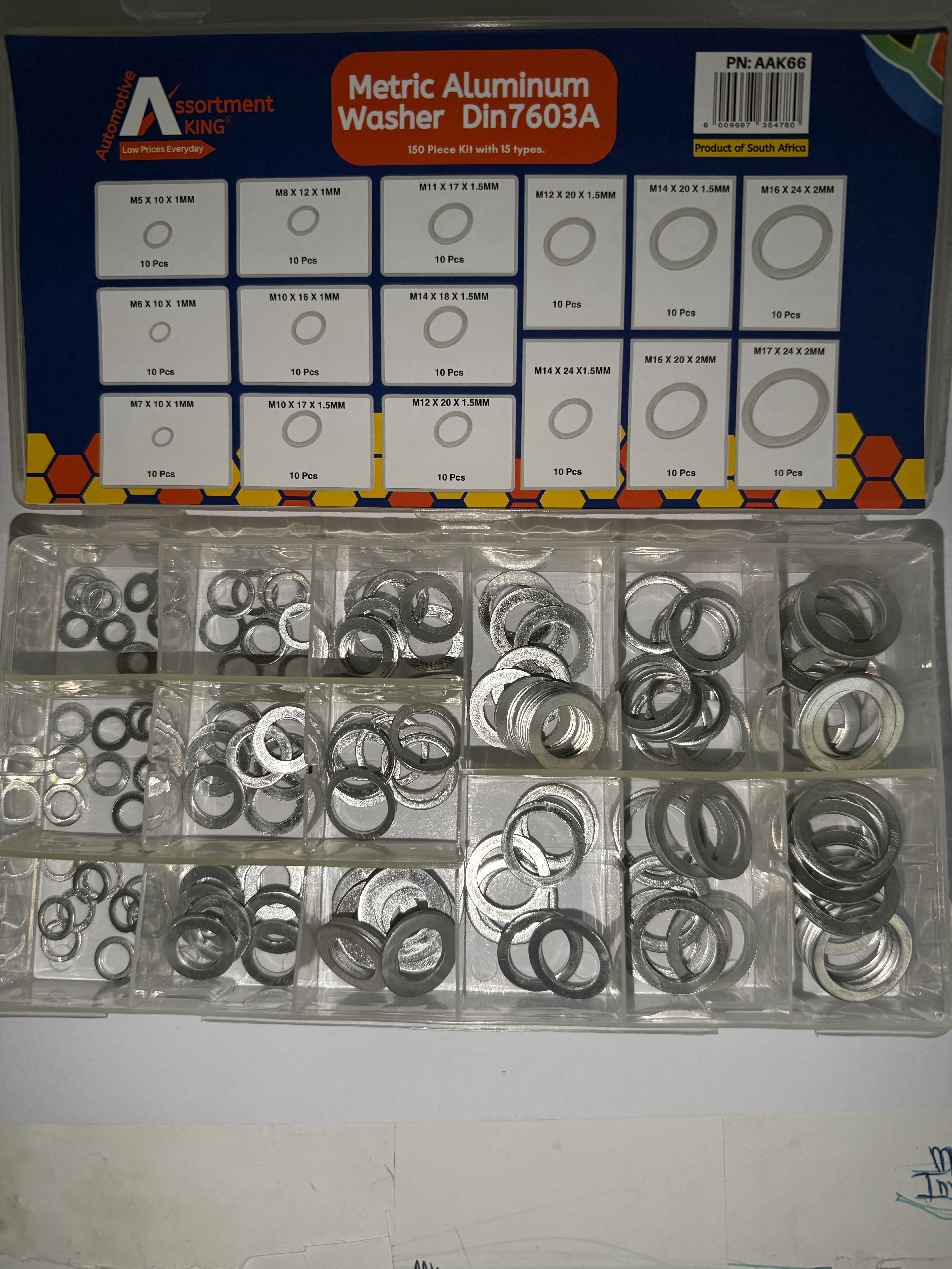 Metric Aluminium Washer-Din 7603A