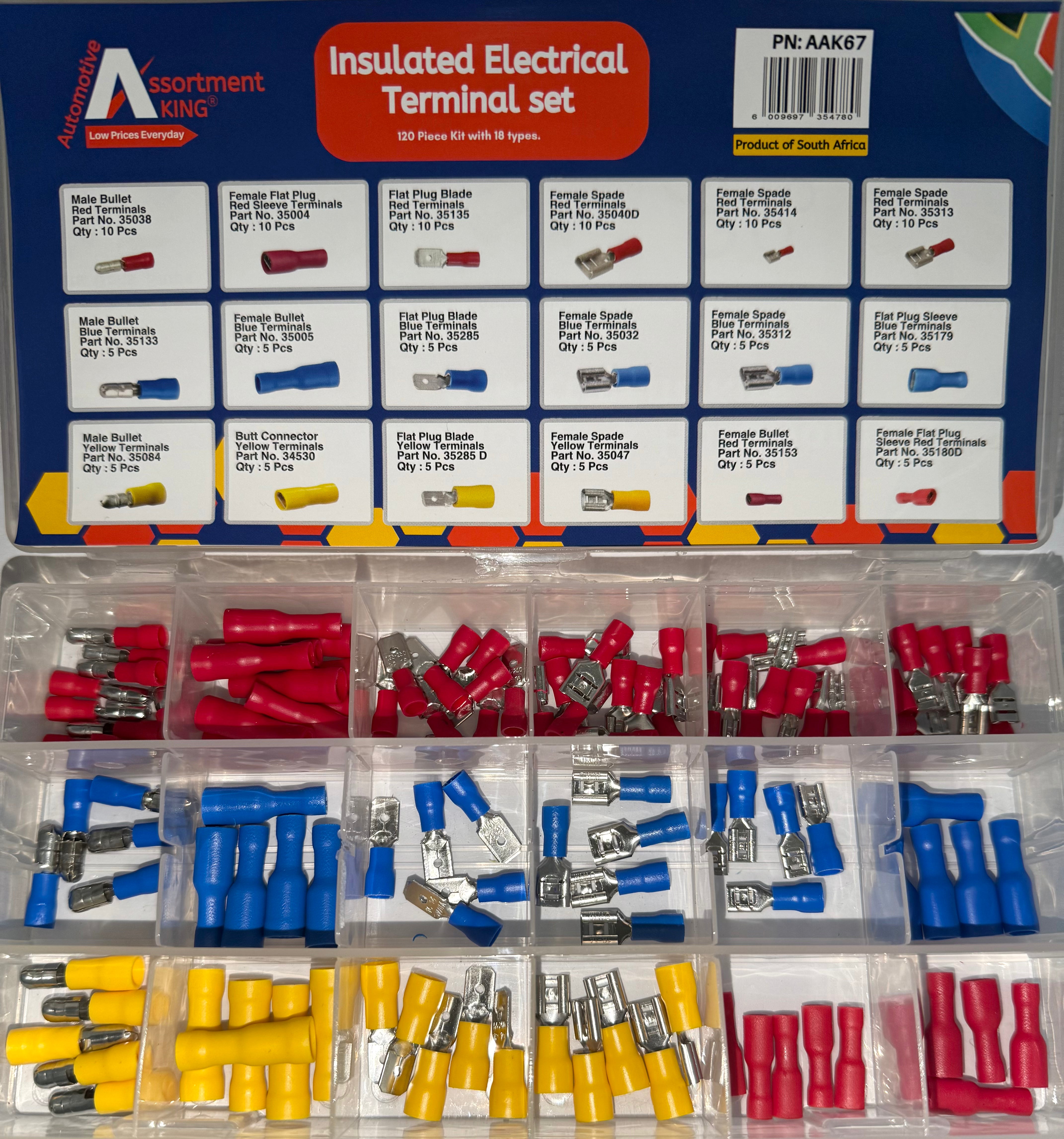 Insulated Electrical Terminal Set