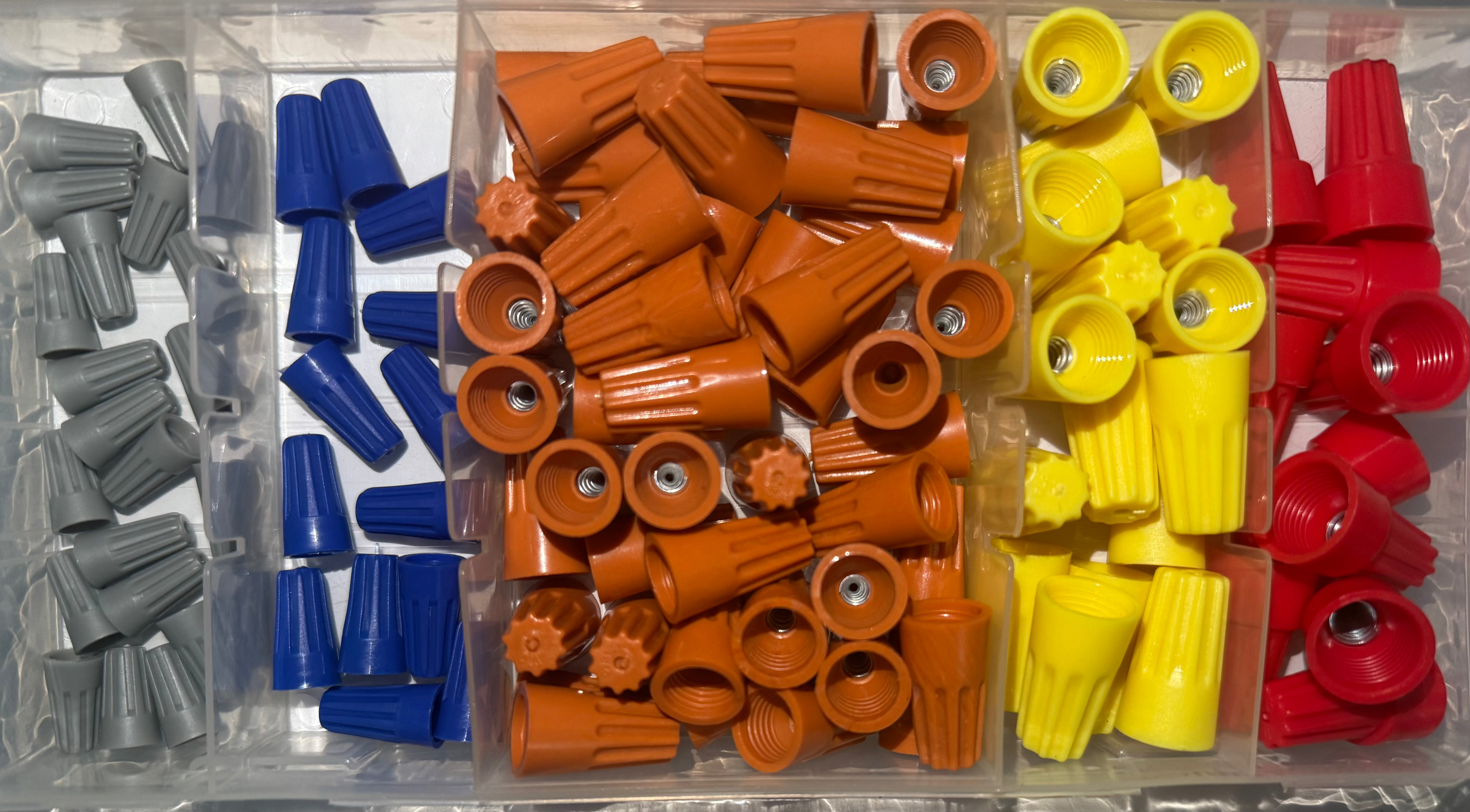 Insulated Electrical Wire Connector Set - 107 PCS